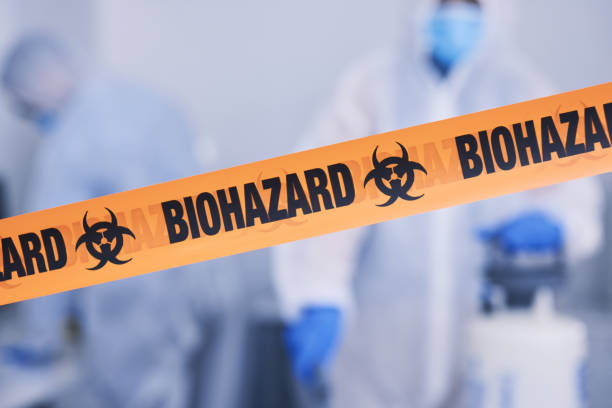 Professional Biohazard Cleanup technician working in Rydal, GA